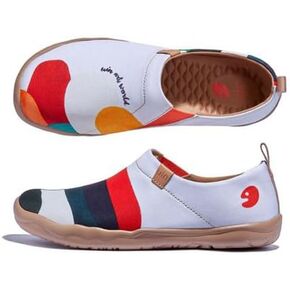 حذاء UIN للسيدات للمشي والسفر سهل الارتداء من القماش بدون كعب كاجوال خفيف الوزن ومريح على الموضة حذاء رياضي صيني Art in Kuwait