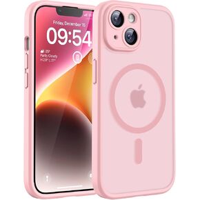 حافظة TOCOL مغناطيسية لهاتف iPhone 15 Pro Max شفافة، مطورة [حماية كاملة للكاميرا] [متوافقة مع MagSafe] [غير صفراء] ممتص الصدمات للهاتف 6.7 بوصة (شفاف) in Kuwait