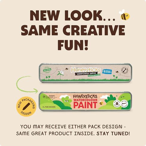 Honeysticks Kids Activity Set - 4 Giant Painting Posters Plus Non-Toxic Kids Watercolor Paint Set with 8 Vibrant Colors and Paintbrush, Educational Painting Kits for Kids, Gifts for Kids Ages 3-5 in Kuwait