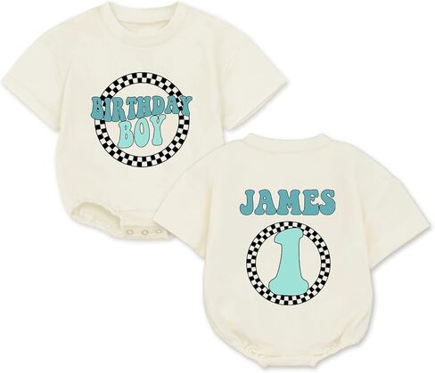 Personalized My First Rodeo Sweater Romper, My First Rodeo Outfit Boy, This Is My First Rodeo Baby Onesie in Kuwait