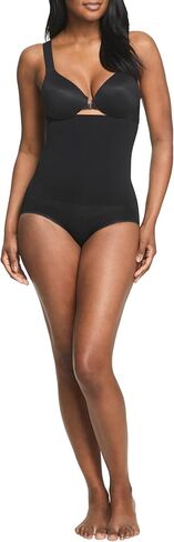SPANX ASSETS, Seamless Shapewear, High-Waist Brief, Very Black, S in Saudi Arabia