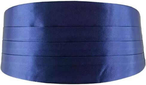 Men's Formal Satin Adjustable Cummerbund Black Men Cummerbunds for Tuxedo Wedding Prom Special Occassions in Kuwait