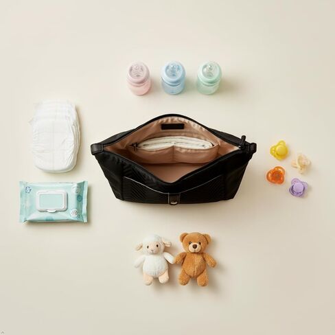 Caddy Universal Baby عربة Caddy - حقيبة تخزين معلقة رأسية متوافقة مع معظم عربات الأطفال القياسية والمظلات والحيوانات الأليفة in Kuwait