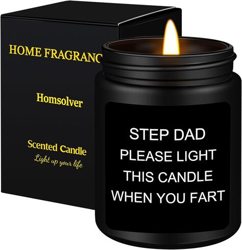 هدايا Homsolver for Dad ، عيد ميلاد الآباء عيد ميلاد هدايا من الابنة الابن - خشب الصندل معطرة شمعة (7 أوقية) in Kuwait