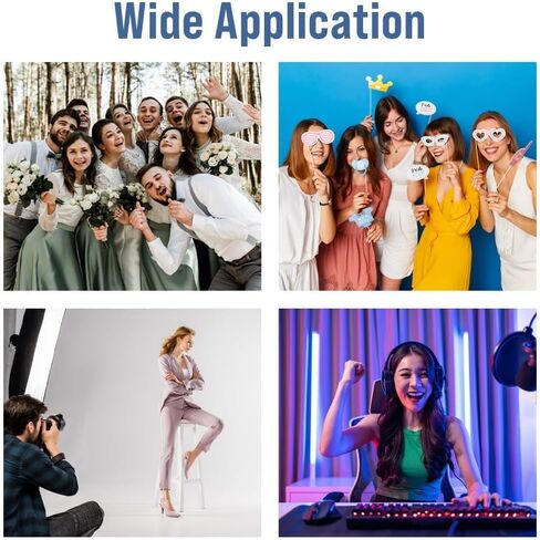 Backdrop Stand for Parties, Banner Stand 6.5 ft x 5 ft T-Shape Portable Photo Studio Background Support Kit with 4 Spring Clamps & Carry Bag for Photography, Video, Studio in Kuwait