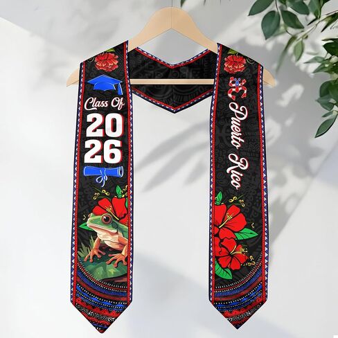 سرق التخرج في بورتوريكو فئة 2025 ، تخرج العلم الأمريكي في بورتوريكو SASH 2025 in Kuwait