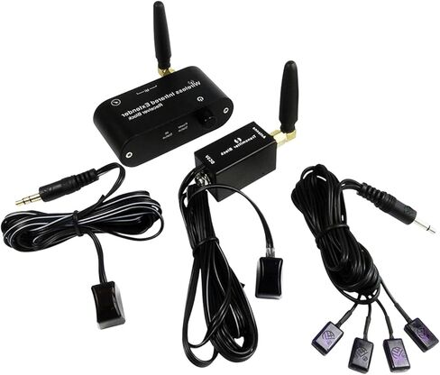 Remote Control Wireless Repeater-Dual Eye IR Emitter Remote Repeater System Kit WL-E2 in Kuwait