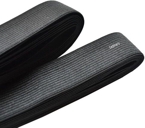 Leline's Elastic Spool, Knit Elastic Band for Sewing, 1 Inch X 5 Yard, Black in Kuwait