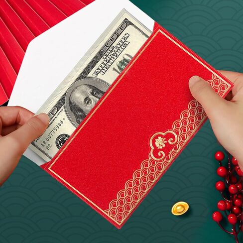 Chinese New Year 2025 Cute Snake Red Envelopes, Money Envelopes for Cash,Lunar Festival hongbao 30Pcs in Kuwait