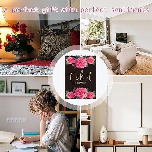 2025 Calendar for Tired-Ass Women | Tired Women Calendar | Fu-ck It Calendar, Hang with Ease, Funny Home Office Wall Calendar - Funny Monthly Calendar Gag Gift for Women in Kuwait