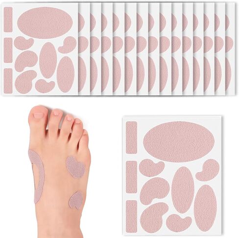 moleskin للأقدام - 2 "× 15 بوصة الشريط moleskin وسادة مرنة ، مثالية للركض ، المشي لمسافات طويلة ، والمشي - بسهولة إلى أي حجم - moleskin لون البشرة الداكنة للبثور (لفاتان) in Kuwait