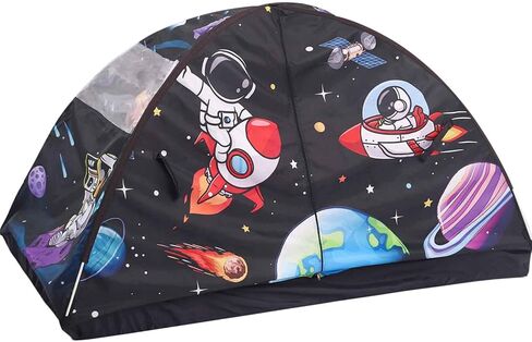 خيمة سرير للأطفال - خيمة لعب مزدوجة للأطفال الصغار، بيت أحلام لديكور غرفة النوم، ألعاب داخلية، مظلة سرير بمقاس مزدوج من CRAWLBO in Kuwait