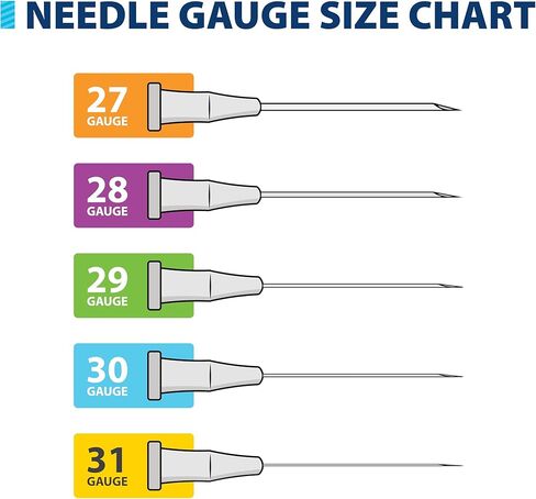 EasyTouch U-100 Insulin Syringe with Needle, 30G 0.3cc 1/2-Inch (12.7mm), Box of 100 in Kuwait