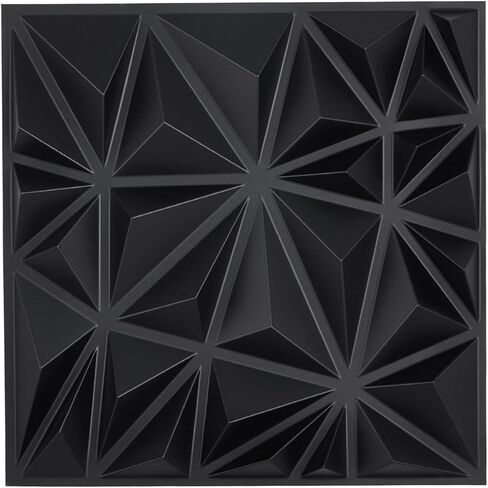 VEVOR 3D Wall Panels, 12-Pack 19.7 x 19.7 in PVC Modern Art Minimalist Salt Tiles, 32 Sq.Ft Coverage Accent Wall Panel, Interior Home Decor for Ceiling, Bedroom, Living & Gaming Room, Light Wood Color in Saudi Arabia
