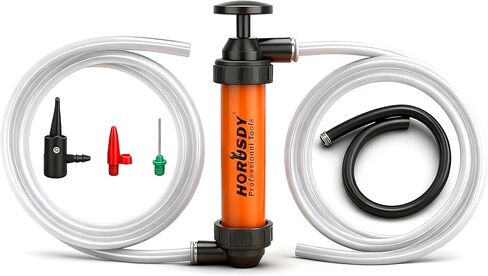 HORUSDY Multi-Use Siphon Fuel Transfer Pump Kit for Gas Oil and Liquids in Kuwait