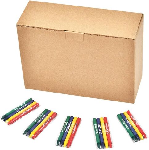 Madisi Crayons Bulk Pack, Regular Size, 4 Colors, 150 Packs, 600 Count in Kuwait