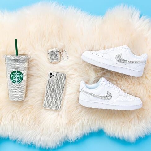 Aleene's Rhinestone Adhesive, Permanent Multi-Surface Liquid Glue for Jewels, Crystals, Rhinestones, Fashion & Decor Embellishments - Dries Clear & Flexible on Fabric, 4 fl oz in Kuwait