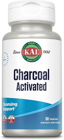 KAL Charcoal 280mg - 50 Capsules in Saudi Arabia