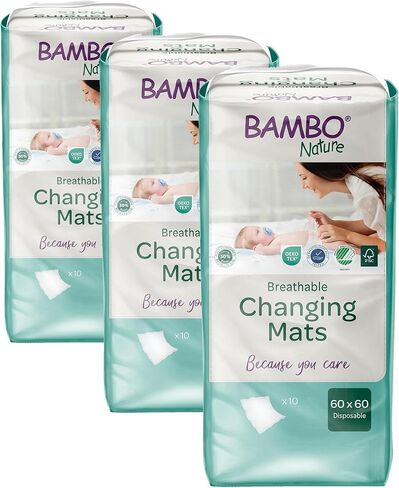 Bambo Nature Changing Mat: Bio-Based, 10 Count in Kuwait