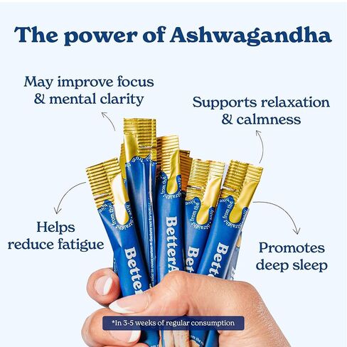 أفضل alt KSM 66 عصي عسل Ashwagandha | العسل العضوي متعدد اللولبية | يساعد على تعزيز الاسترخاء ، التركيز | ملحق غذائي لمدة شهر واحد in Kuwait