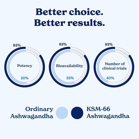 أفضل alt KSM 66 عصي عسل Ashwagandha | العسل العضوي متعدد اللولبية | يساعد على تعزيز الاسترخاء ، التركيز | ملحق غذائي لمدة شهر واحد in Kuwait