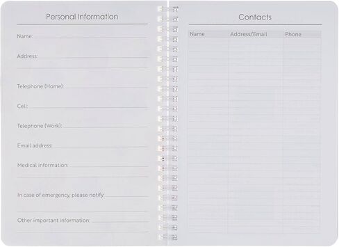 Christian Art Gifts 2026 Compact Spiral-bound 12 Month Planner for Women: Be Still & Know Encouraging Scripture, Daily Planning, Organizing, Reminders, Appointments, Cute Teal Multicolor Floral & Gold in Kuwait