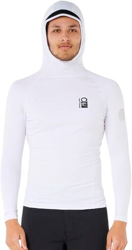 Rip Curl Men's Search UPF 50 Performance Long Sleeve Hooded Rashguard in Saudi Arabia