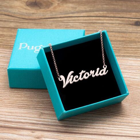 قلادة الذهب الوردي قلادة مخصصة مخصصة للزوجين الزوجين in Kuwait