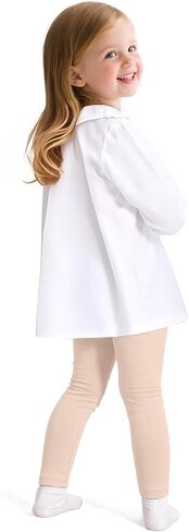 Witwot 3 Pack Baby Girls Leggings Toddler Kids Soft Cotton Pants Size 18M-5T in Kuwait