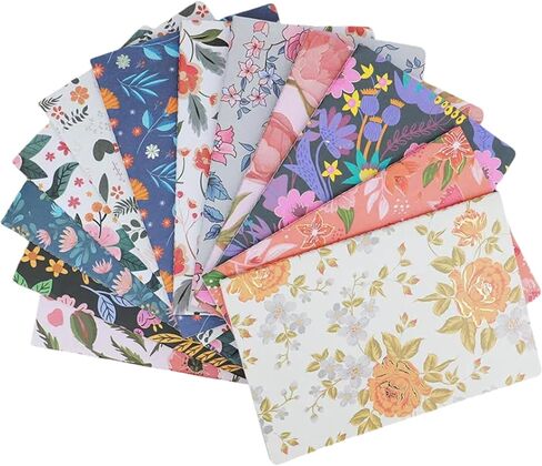 دفتر يوميات، 12 قطعة، 30 ورقة، متوسط ​​5.75 بوصة × 8.35 بوصة - ورق سميك 80 جرام في المتر المربع، غلاف مخيط، غطاء منقوش بنمط الزهور الذهبية. (12 خطًا) in Kuwait