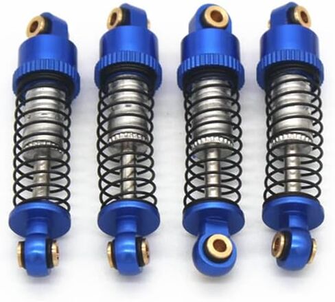 صدمات ألومنيوم FMS fcx24، صدمات Rc 48 مم لأجزاء ترقية السيارة الزاحفة 1/24 FMS FCX24 RC 4 قطع/مجموعة (أحمر) in Kuwait