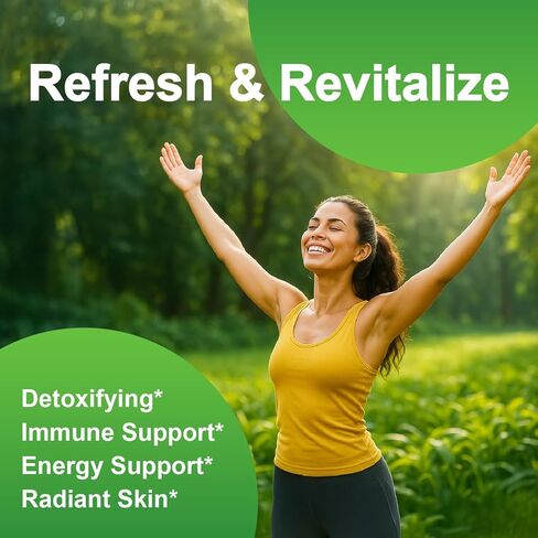 Lovita Chlorophyll Liquid 120mg per mL, High Potency Concentrated | Internal Deodorant, Skin Health, Energy Booster & Immune Support | from Natural Mulberry Leaf | 2 Fl Oz in Kuwait