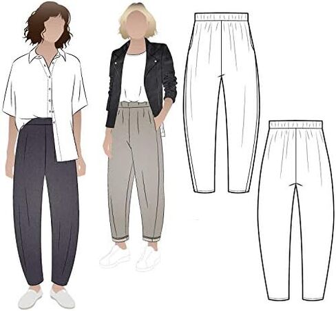 Style Arc Sewing Pattern - Bob Woven Pant (Sizes 18-30) in Kuwait