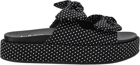 Corkys Footwear Women's Lil Bit Knotty 1.5-Inch Platform Sandal - Featuring Two Straps Adorned With Bows And A Lightly Cushioned Insole For All Day Wear in Saudi Arabia