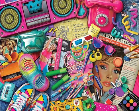 أحجية تجميع الصور I Love The 1980s من وايت ماونتين بَزلز - أحجية تجميع صور من 1000 قطعة in Kuwait