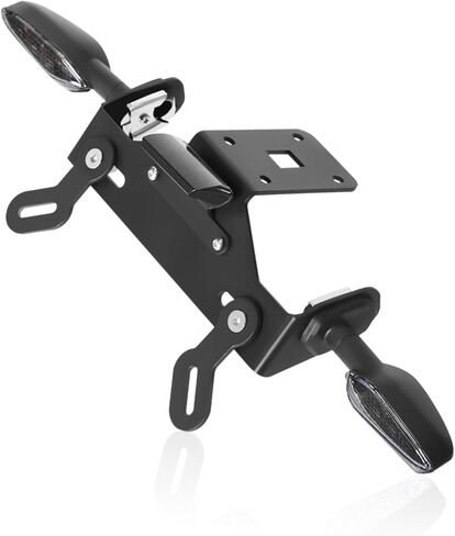 حامل لوحة الترخيص الخلفي Fender Eliminator Tail LED مؤشر مصباح فرامل الذيل المدمج إشارة TELL TELL TENT FLINKER متوافقة مع Z1000 2014-2021 ، Z1000R 2018-2021. (واضح) in Saudi Arabia