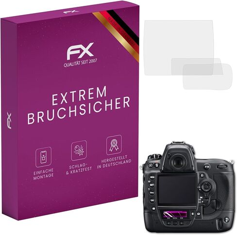 Screen Protection Film compatible with Nikon D3s Screen Protector, ultra-clear FX Protective Film (Set of 3) in Saudi Arabia