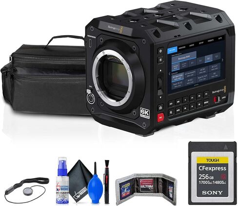 Blackmagic Design Pyxis 6K Full-Frame Cinema Box Camera (Canon EF) (CINECAMCPYXD60LFEF) + 256GB CFexpress Type B Card + Case + Cleaning Kit + Card Wallet + Lens Cap in Kuwait