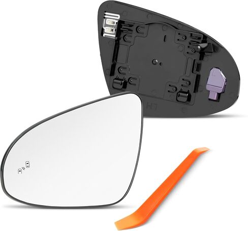 Passenger Side Mirror Replacement for Toyota Camry 2012 2013 2014 2015 2016 2017, Avalon Hybrid 2013-2018, Right Side View Mirror Glass with Backing Plate, Power Heated in Kuwait