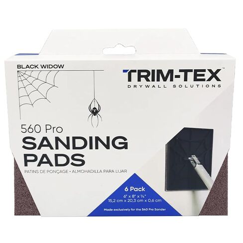 Black Widow 540 Drywall Sanding Pads (180 Grit - Fine) in Kuwait