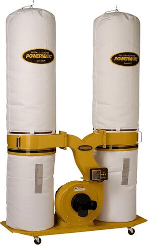 Powermatic Turbocone Dust Collector ، مرشح أكياس 30 ميكرون ، 3 حصان ، 230/460V 3PH (نموذج PM1900TX-BK3) in Saudi Arabia