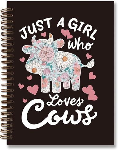 Just A Girl Who Loves Horses Notebook,Gifts for Horse Lovers,Floral College Ruled Notebook for Work Writing Journaling,Hardcover Spiral Notebook for Offices Schools Classrooms in Kuwait
