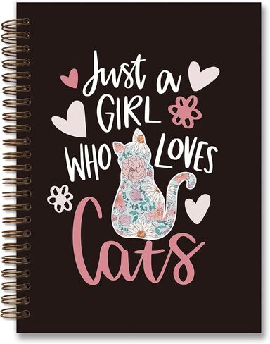 Just A Girl Who Loves Horses Notebook,Gifts for Horse Lovers,Floral College Ruled Notebook for Work Writing Journaling,Hardcover Spiral Notebook for Offices Schools Classrooms in Kuwait