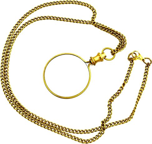 Retro Magnifying Glass - Pocket Magnifying Glass - Steampunk Retro Gift - Pocket Monocle - Loupe Magnifier in Kuwait