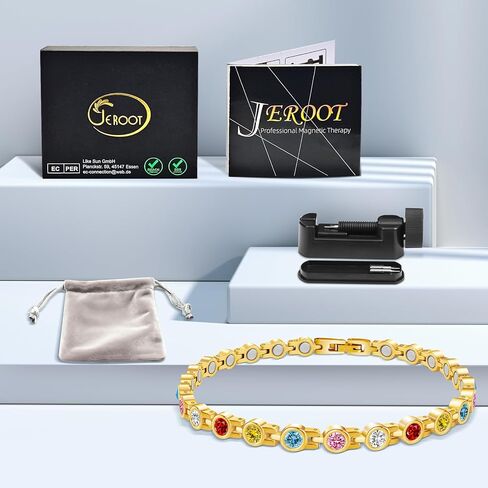 جيروت التيتانيوم الفولاذ من كرات الكلية المغناطيسية للنساء ، والبطخال المغناطيسية للنساء مع 3500 مغناطيس غاوس ، والبطخال النسائية القابلة للتعديل لهدية المجوهرات in Kuwait