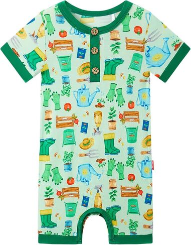 Baby Boy Rompers Bamboo Viscose Short Sleeve One-piece Jumpsuit Baby Boy Summer Clothes in Kuwait