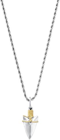 | Arrow Pendant Necklace | 20.5" Chain Link with 20MM x 20MM Pendant | Waterproof, Heat & Sweat Resistant | Gifts for Men | Men's Jewelry | in Kuwait