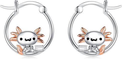 Midari Hypoallergenic Sterling Silver Animal Huggie Hoop Earrings Cute Elephant/Unicorn/Black Cat/Dinosaur/Panda Earrings Sensitive Ears Friendly Everyday Wear Jewelry Gifts for Women in Kuwait