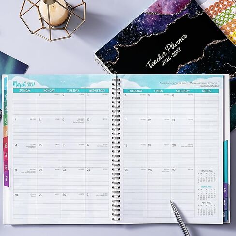 مخطط 2025-2026 - مخطط أكاديمي أسبوعي وشهري 2025-2026، يوليو 2025- يونيو 2026، 6.4 بوصة × 8.5 بوصة، مخطط أكاديمي 2025-2026 مع 12 علامة تبويب شهرية، جيب خلفي، إغلاق مرن in Kuwait