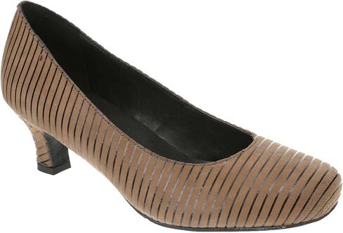 ARRAY Women’s Flatter Low Heel Leather Dress Pump in Kuwait